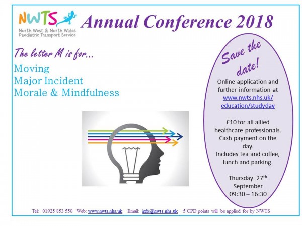 Annual conference 2018 - save the date flyer Annual conference 2018 - save the date flyer